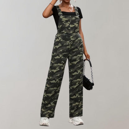 Neea - Stijlvolle camouflage dames jumpsuit