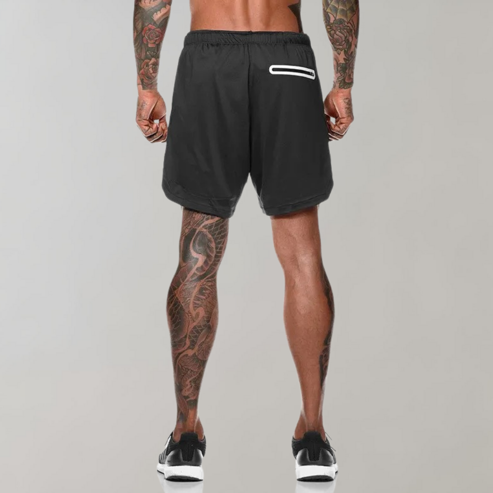 Elliot - 2-in-1 fitness herenshort