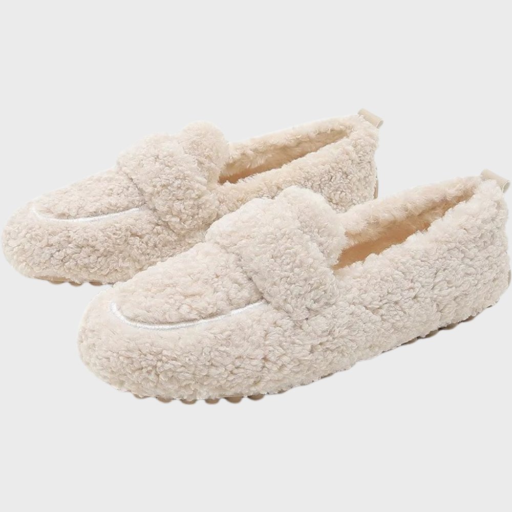 Camilla - Zachte pluche damesloafers