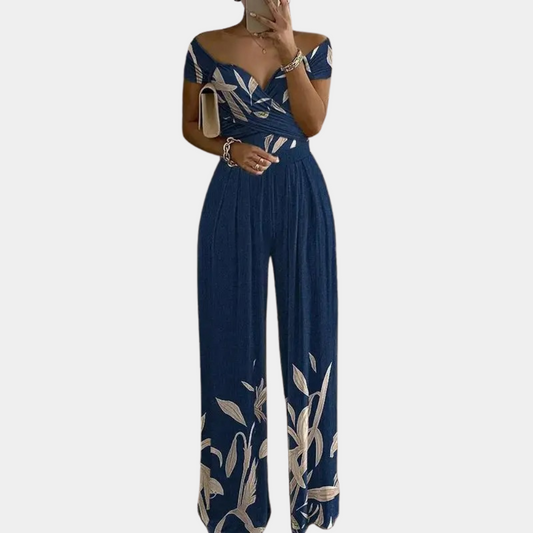 Clotilde - Stijlvolle off-shoulder jumpsuit voor dames