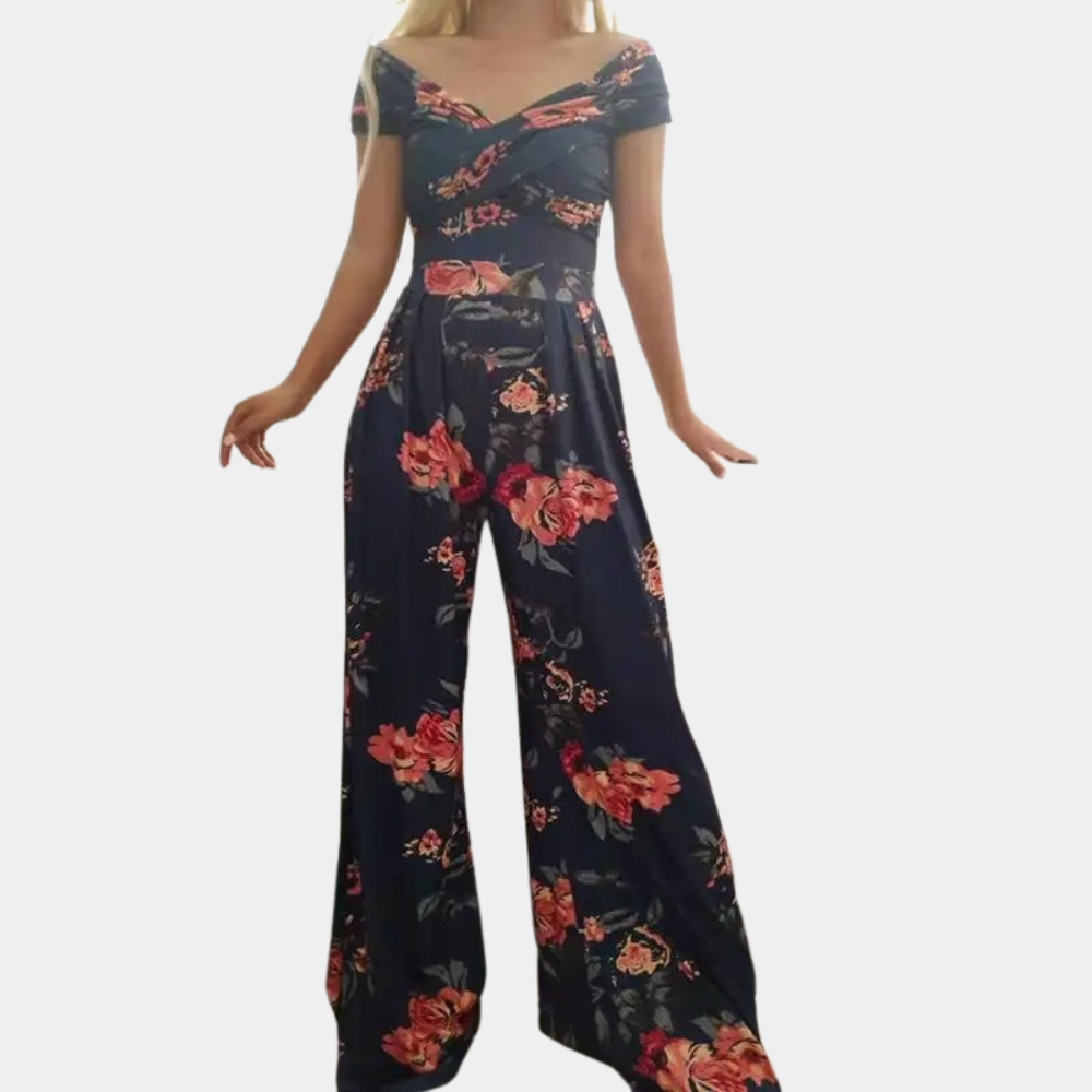 Clotilde - Stijlvolle off-shoulder jumpsuit voor dames