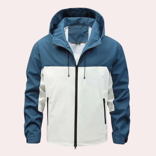 Zachary - Casual heren windjack met capuchon