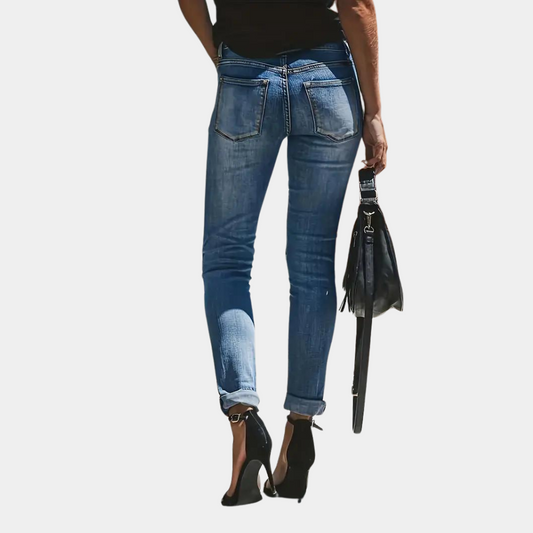 Harriet - Casual gescheurde jeans