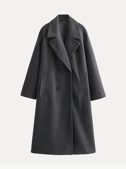 Myla - Elegante Wollen Trenchcoat