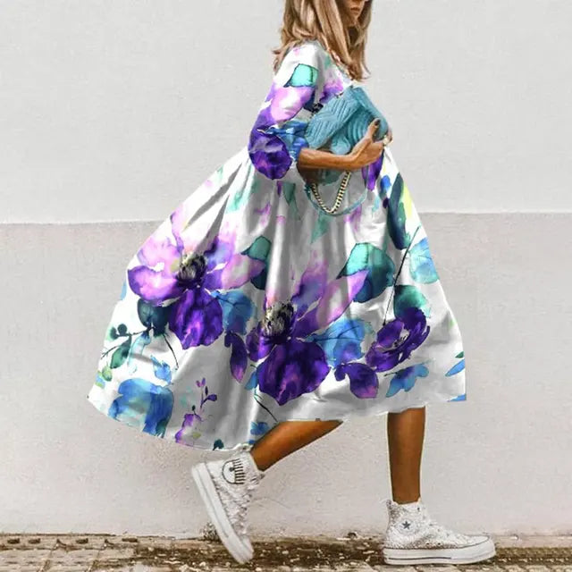 Margu | Bohemian Jurk met Print