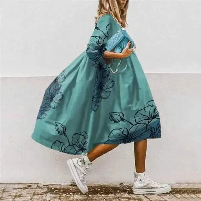 Margu | Bohemian Jurk met Print
