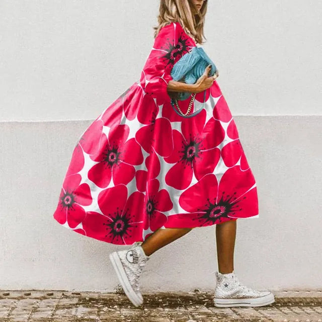 Margu | Bohemian Jurk met Print