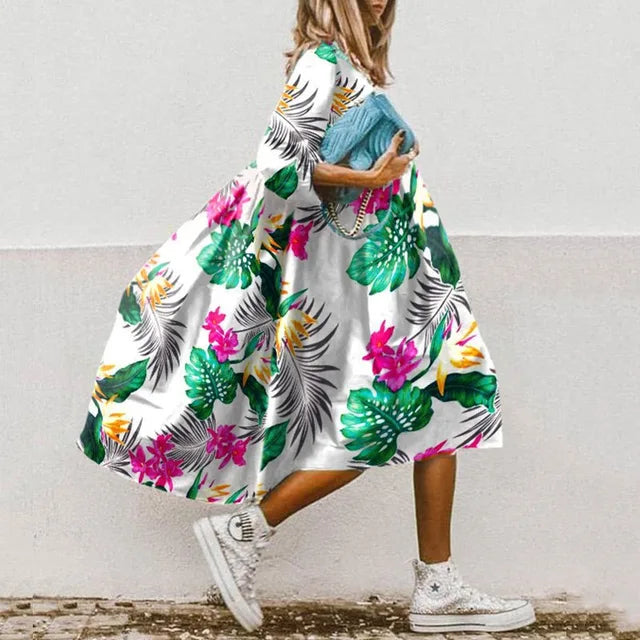 Margu | Bohemian Jurk met Print