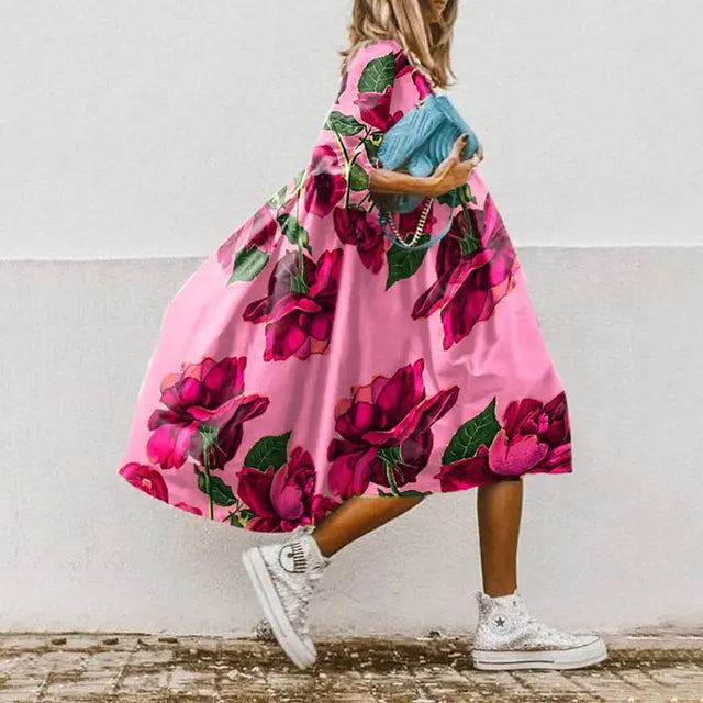 Margu | Bohemian Jurk met Print