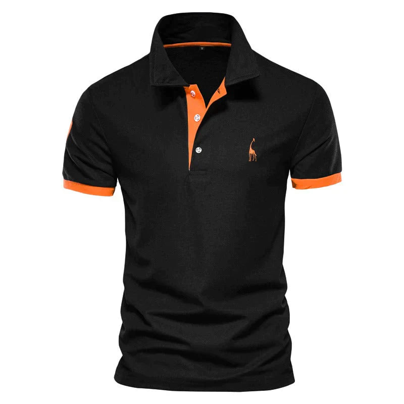 Polo Shirt schwarz für Herren