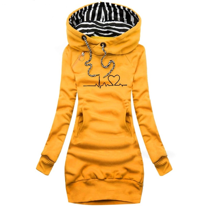 Heartbeat trui - mode winter trui jurk