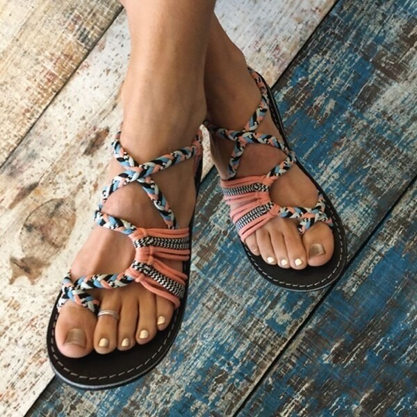 Casual sandalen met veters - galatea