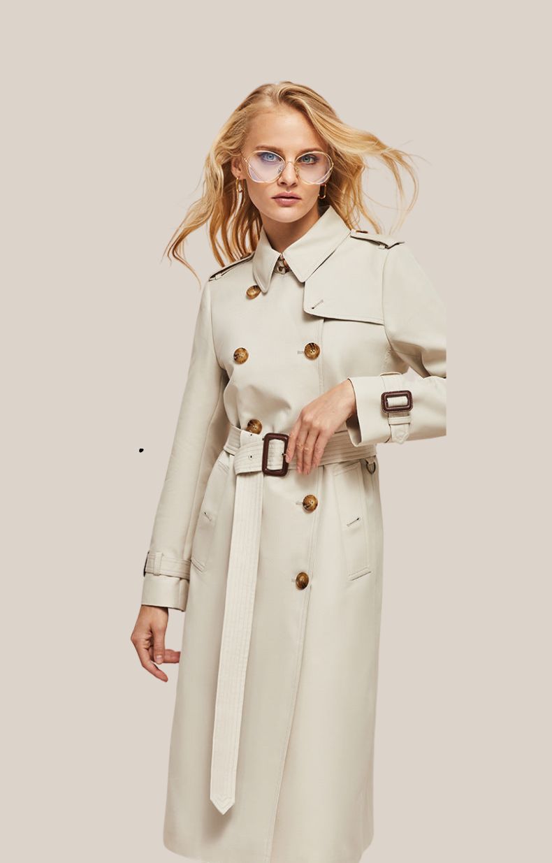 Casual trenchcoat voor dames in de winter - Liva