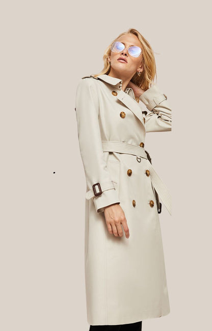 Casual trenchcoat voor dames in de winter - Liva