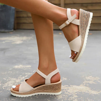 ANNIE - orthopedische sandalen met sleehak