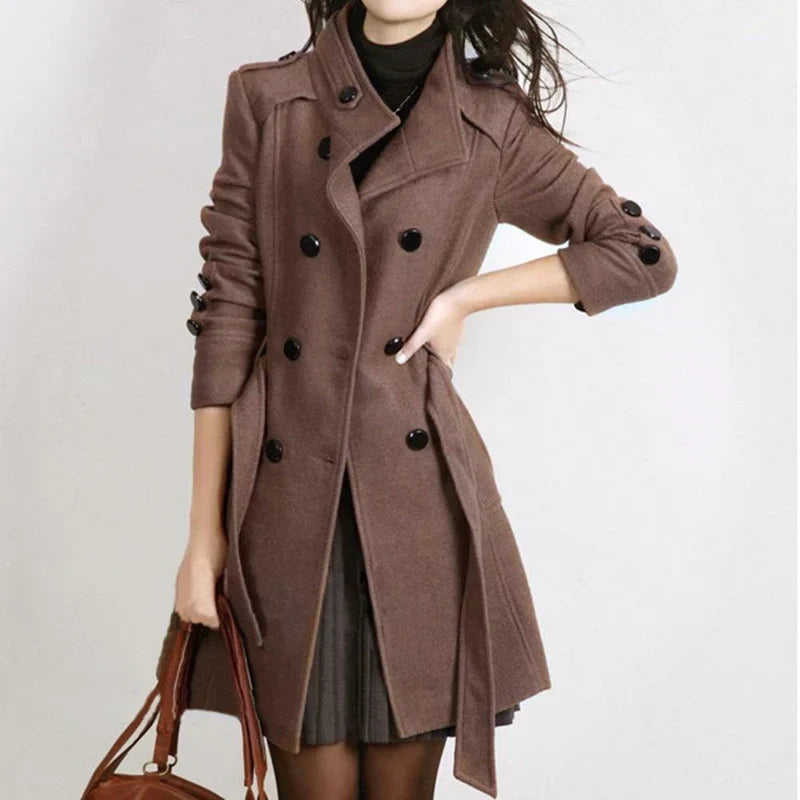 Elegante winter trenchcoat voor dames - Tanja