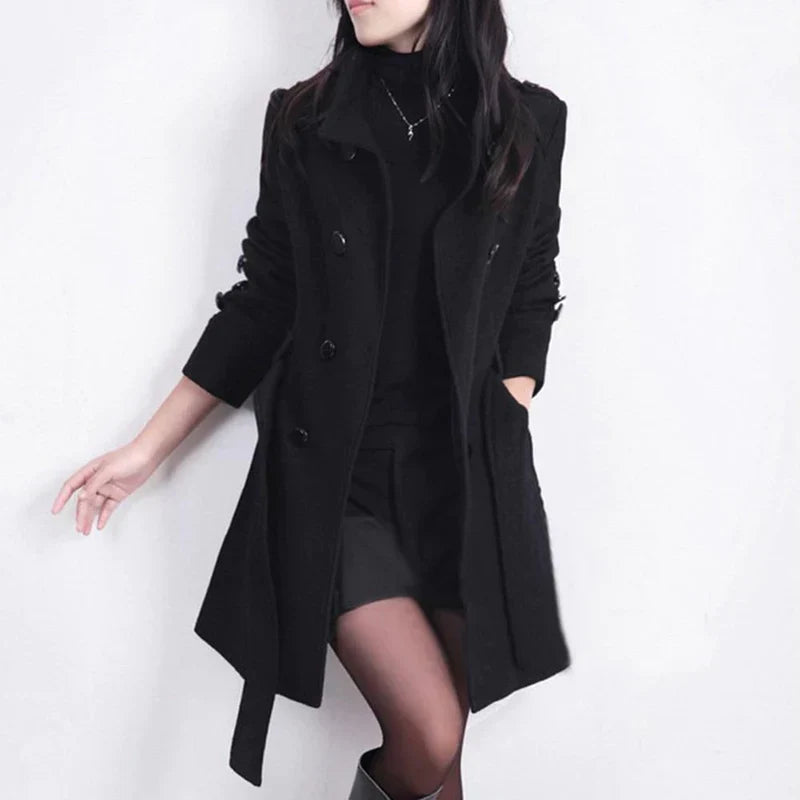 Elegante winter trenchcoat voor dames - Tanja