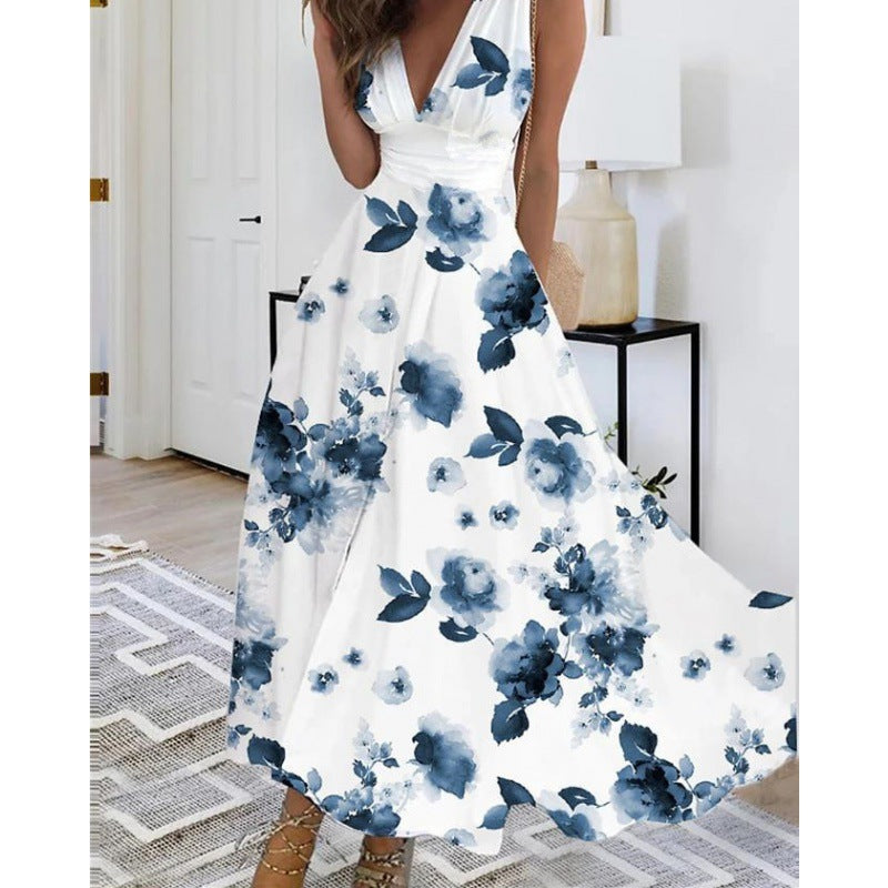 Carol | Bloemen Maxi Jurk