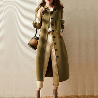 Emilia - Lange Kasjmier Trenchcoat