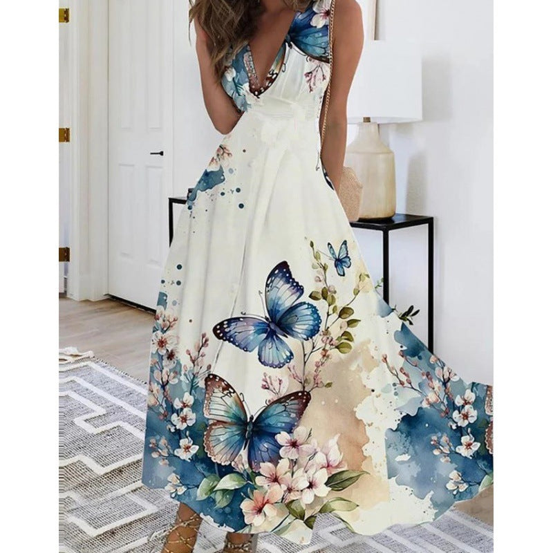 Carol | Bloemen Maxi Jurk