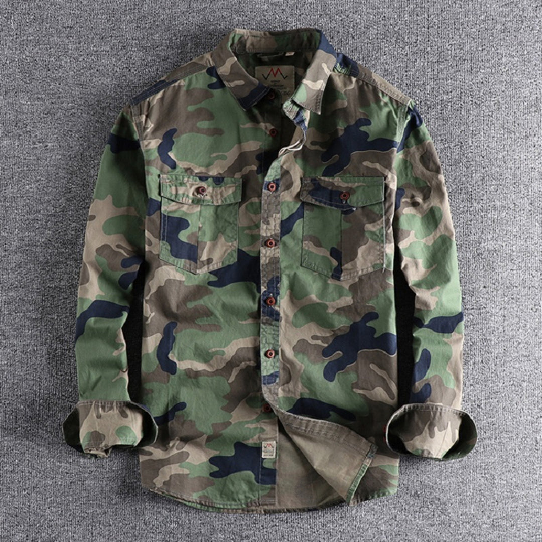 AUBERT - Heren camouflage overhemden