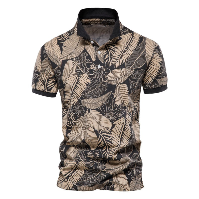 Ethan - Tropical Breeze Polo - Omarm de Hawaiian Summer Vibes