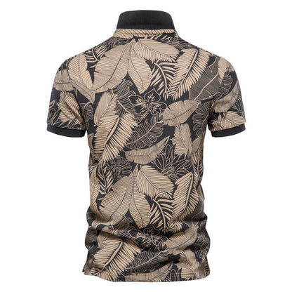 Ethan - Tropical Breeze Polo - Omarm de Hawaiian Summer Vibes