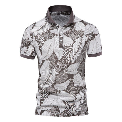 Ethan - Tropical Breeze Polo - Omarm de Hawaiian Summer Vibes