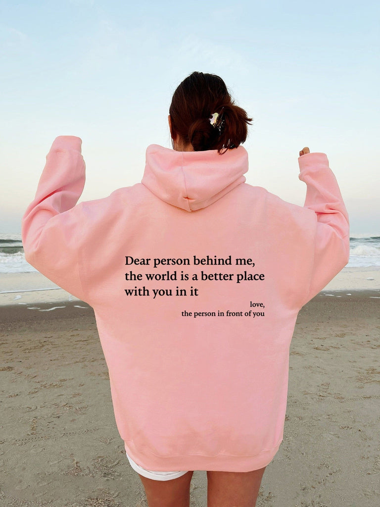 Angel™ - lieve persoon achter mij unisex hoodie [laatste dagkorting]