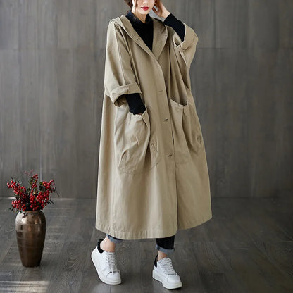 Winter trenchcoat voor dames - Kalie