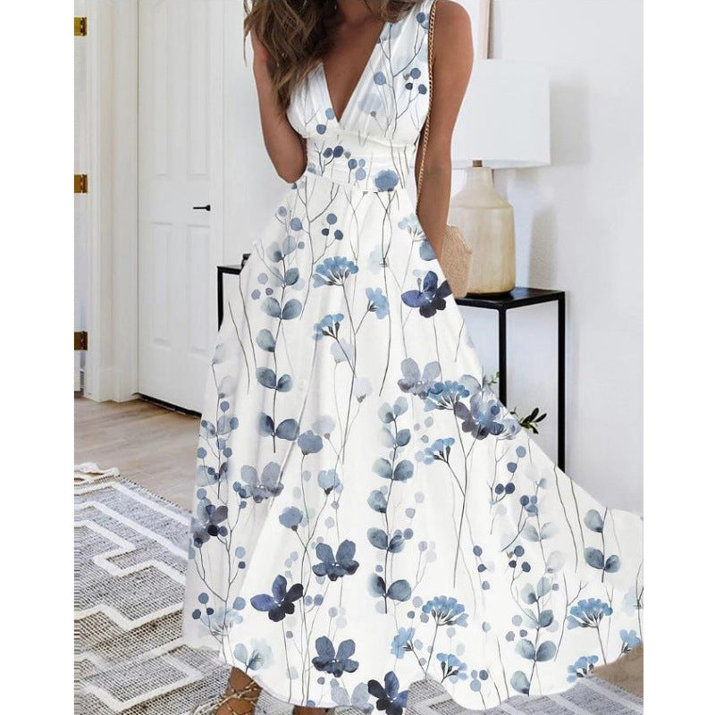 Carol | Bloemen Maxi Jurk