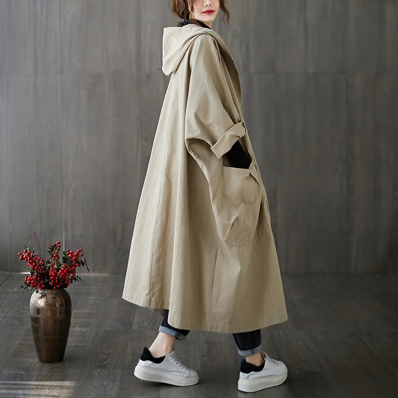 Winter trenchcoat voor dames - Kalie