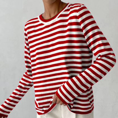 Sarah - gestreept shirt met lange mouwen