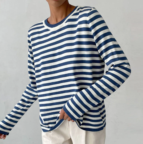Sarah - gestreept shirt met lange mouwen
