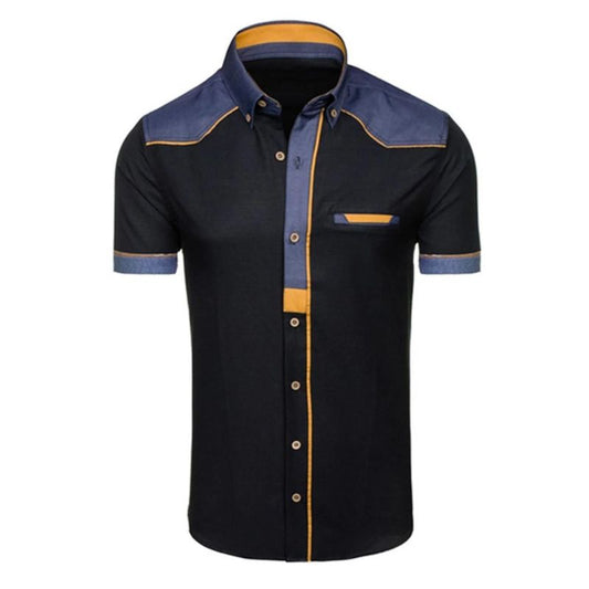 Grayson - Geraffineerde Slim Fit Denim Polo - Moeiteloze stijl met een zakje