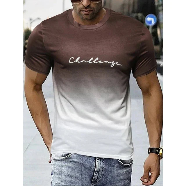 Tate | vintage heren t-shirt met kleurverloop