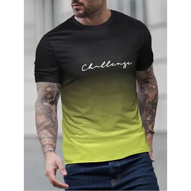 Tate | vintage heren t-shirt met kleurverloop