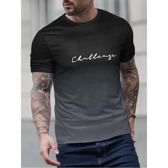 Tate | vintage heren t-shirt met kleurverloop