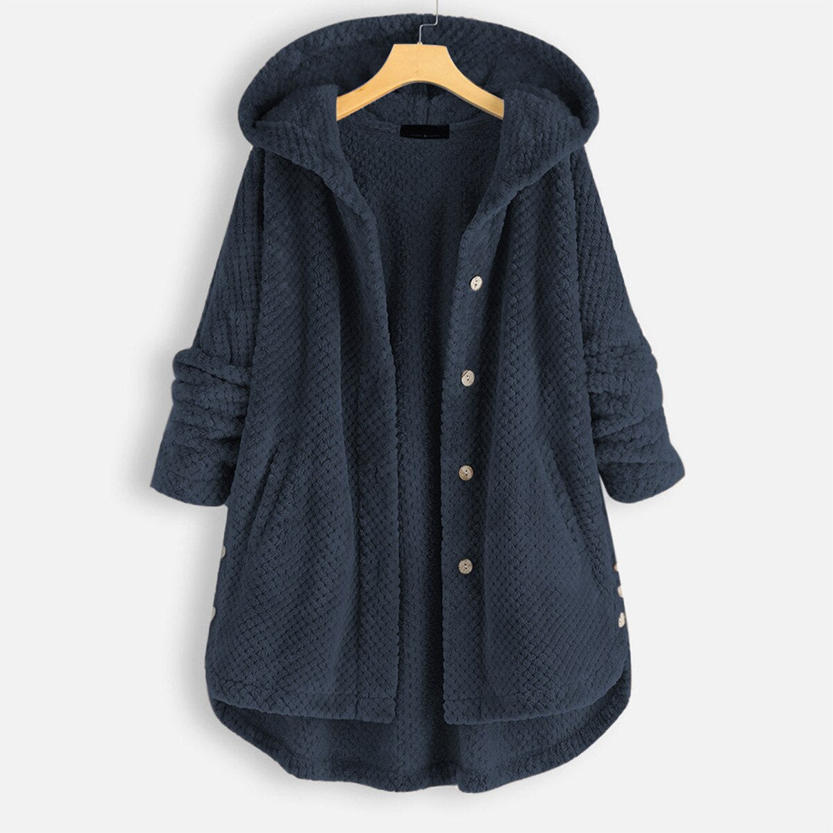 Oversized jas met capuchon voor dames - Arabella