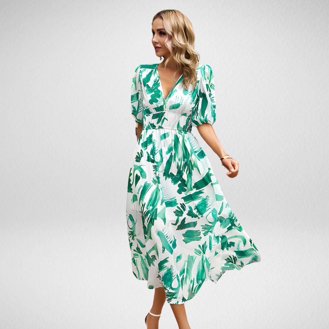 Aurora™ - Elegante Patronen Jurk