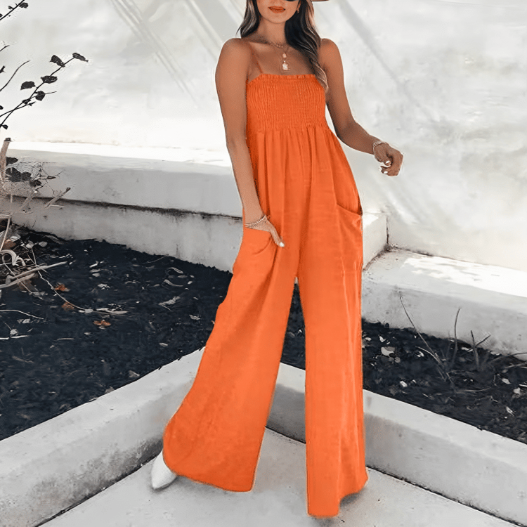 Elisa Jumpsuit met wijde pijpen