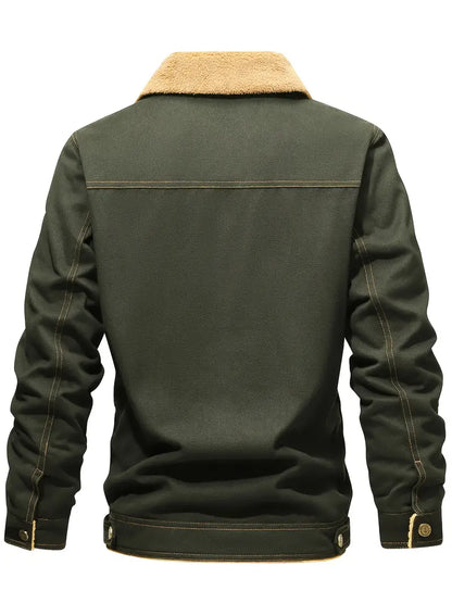 Don - Warme Winterjas voor Heren - Casual Militair Stijl met Fleece Voering