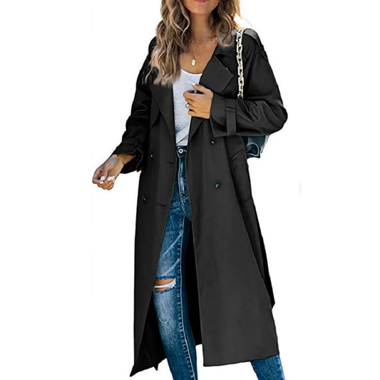 Zara - Dames Trenchcoat Lang