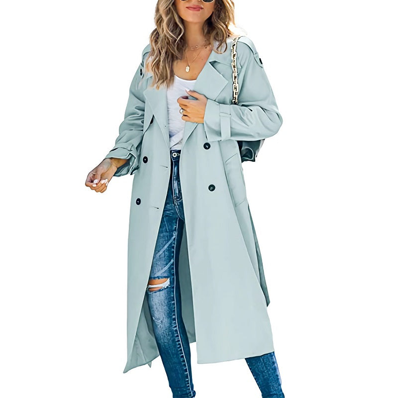 Zara - Dames Trenchcoat Lang