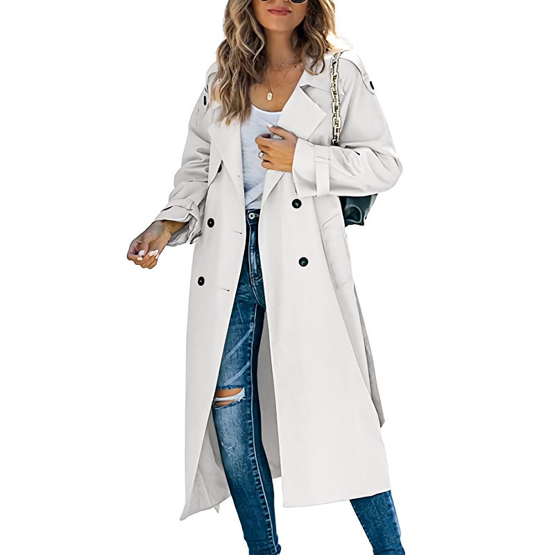 Zara - Dames Trenchcoat Lang