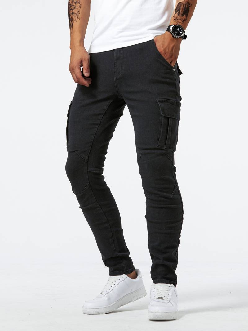 Dean – slim-fit cargobroek voor heren