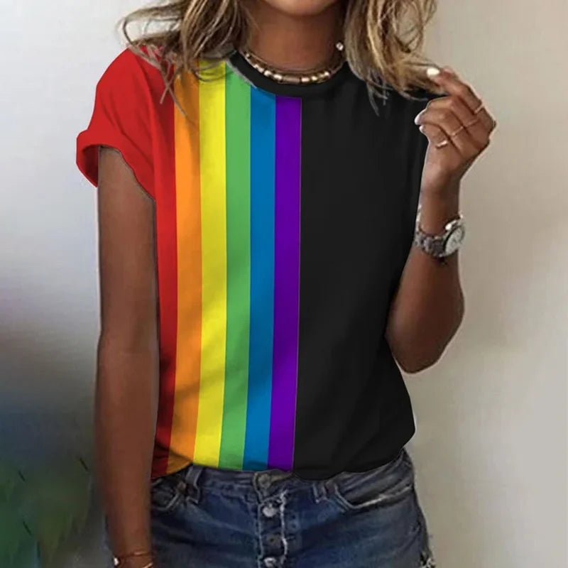 Nettie - stijlvol regenboogshirt