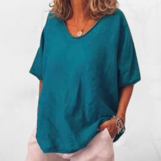 MiaSofia oversized linnen t-shirt