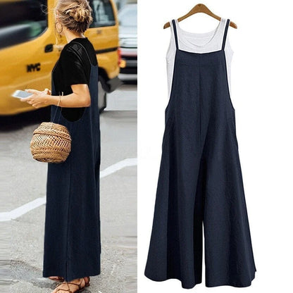 Nicole - Mouwloze oversized jumpsuit voor dames