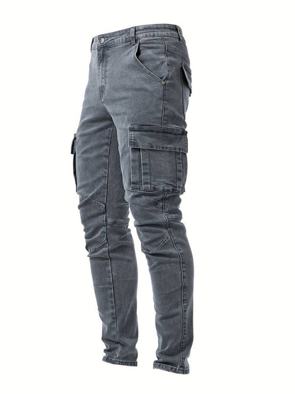 Dean – slim-fit cargobroek voor heren